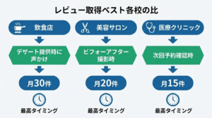 業種別：口コミ獲得の成功事例と具体的なアプローチ
